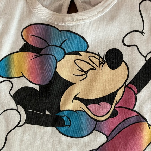 Disney Minnie Mouse Girls Backpack, Lunch Box, Water Bottle & 9 Month Top - Picture 14 of 16